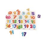 54742 - JUEGO MADERA DIDACTICO NUMEROS CON PIN