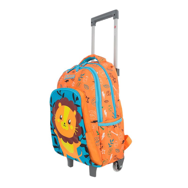 53996 - MOCHILA CON RUEDAS KINDER XTREME ORANGE LION