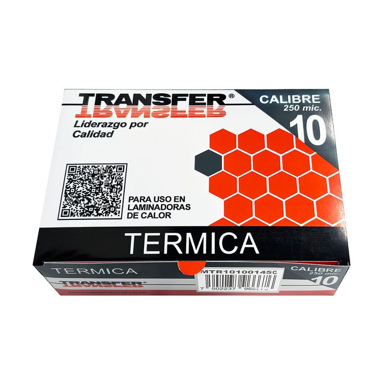 53489 - MICA TERMICA 14 5X10CM C/100 PZAS (10MIL) TRANSFER