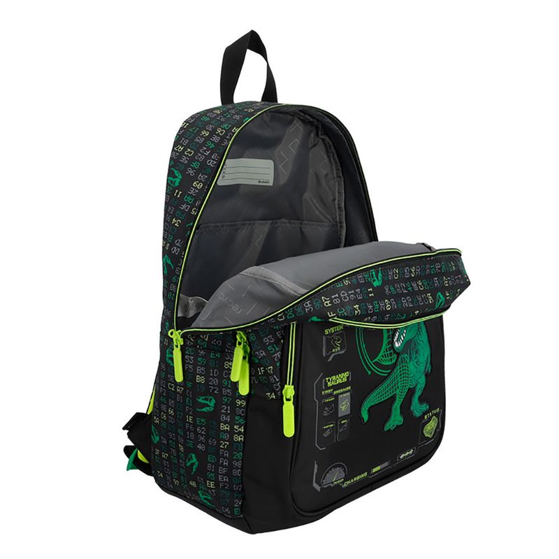 54005 - MOCHILA KINDER XTREME HOPPER GREEN DINO
