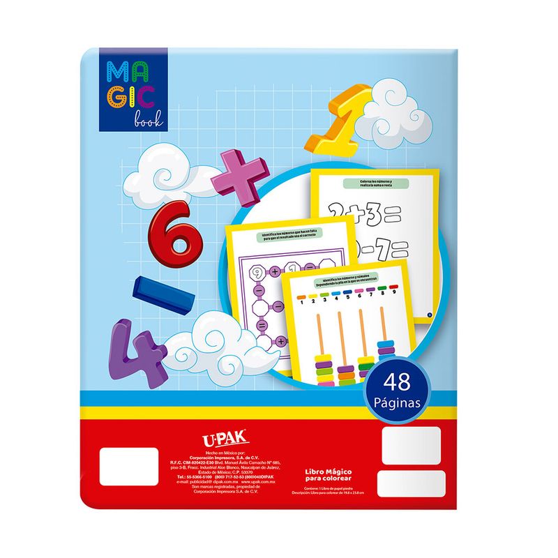 53708 - LIBRO COLOREAR MAGICO SUMAS Y RESTAS