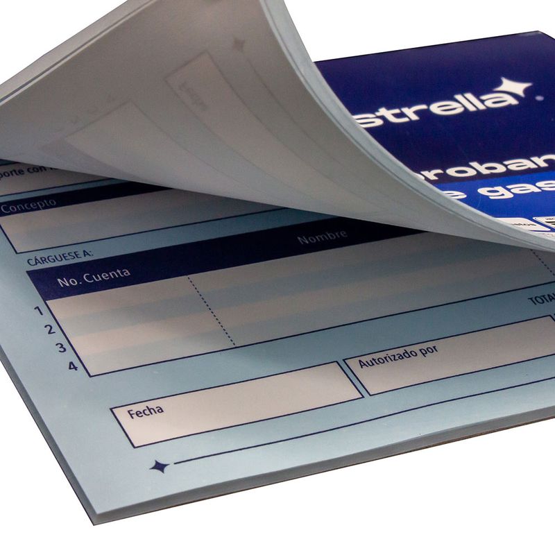 53143 - COMPROBANTE GASTOS 1/4CTA C/50HJS