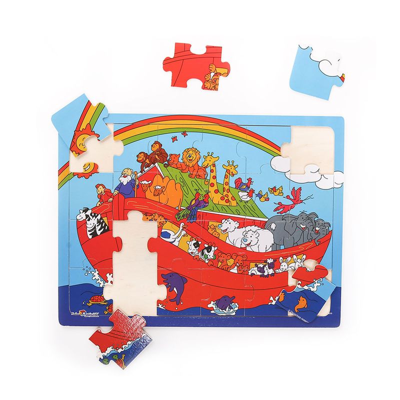 54738 - JUEGO MADERA ROMPECABEZAS ARCA DE NOE