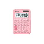 51522 - CALCULADORA ESCRITORIO CASIO MS-20UC-PK-W-DC 12DIG CHICA SOLAR/BATERIA ROSA