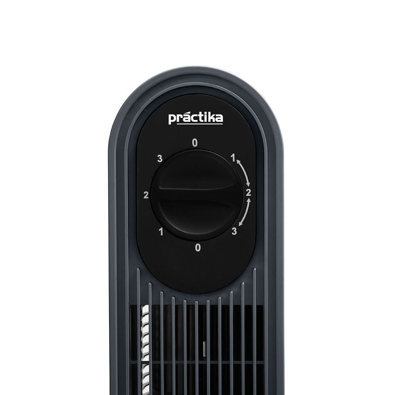 54687 - VENTILADOR DE TORRE PISA 32" NEGRO