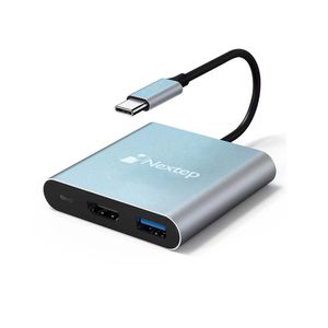 Hub Nextep Usb-C 3 En 1 Usb 3.0/Hdmi 4K Ne-446E