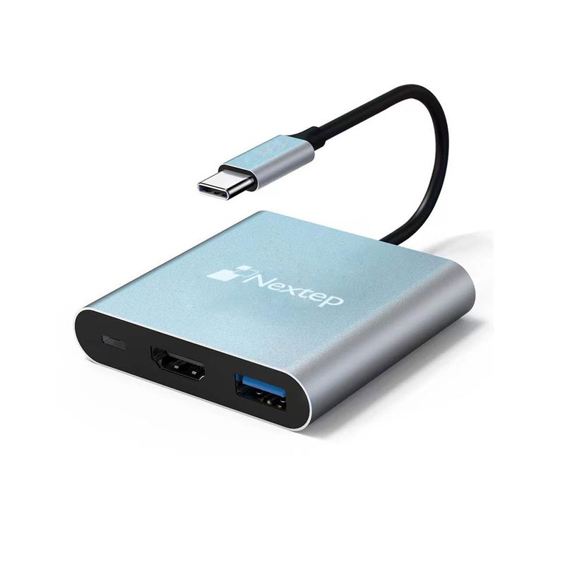 48762 - HUB NEXTEP USB-C 3 EN 1 USB 3 0/HDMI 4K