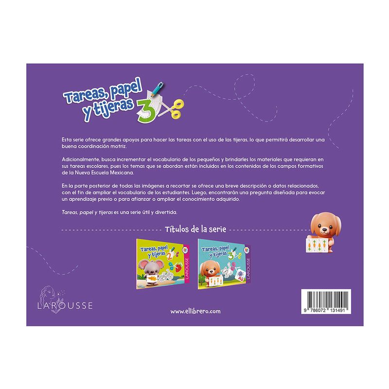 53251 - LIBRO DE TAREAS, PAPEL Y TIJERAS 3