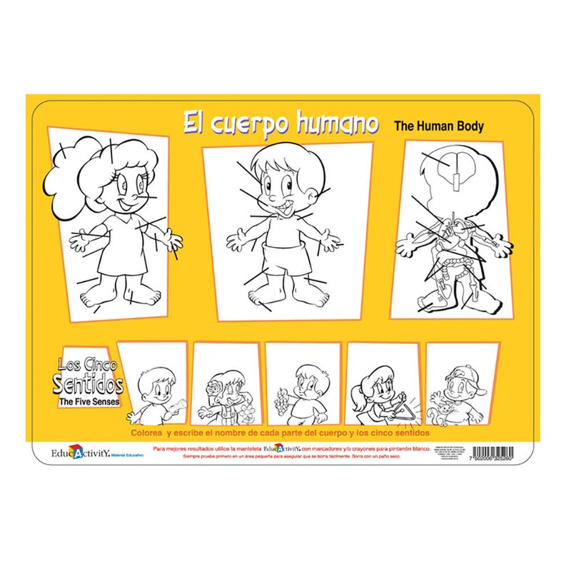 54726 - TAPETE EDUCATIVO EL CUERPO HUMANO