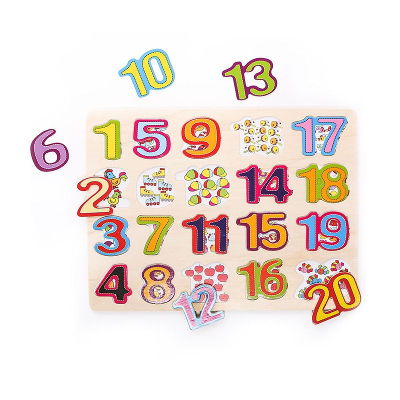 54736 - JUEGO MADERA DIDACTICO NUMEROS