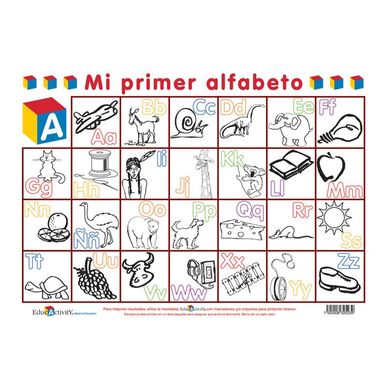 54725 - TAPETE EDUCATIVO MI PRIMER ALFABETO