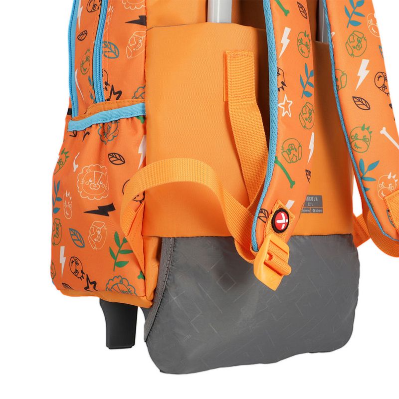 54001 - MOCHILA CON RUEDAS KINDER XTREME ORANGE LION