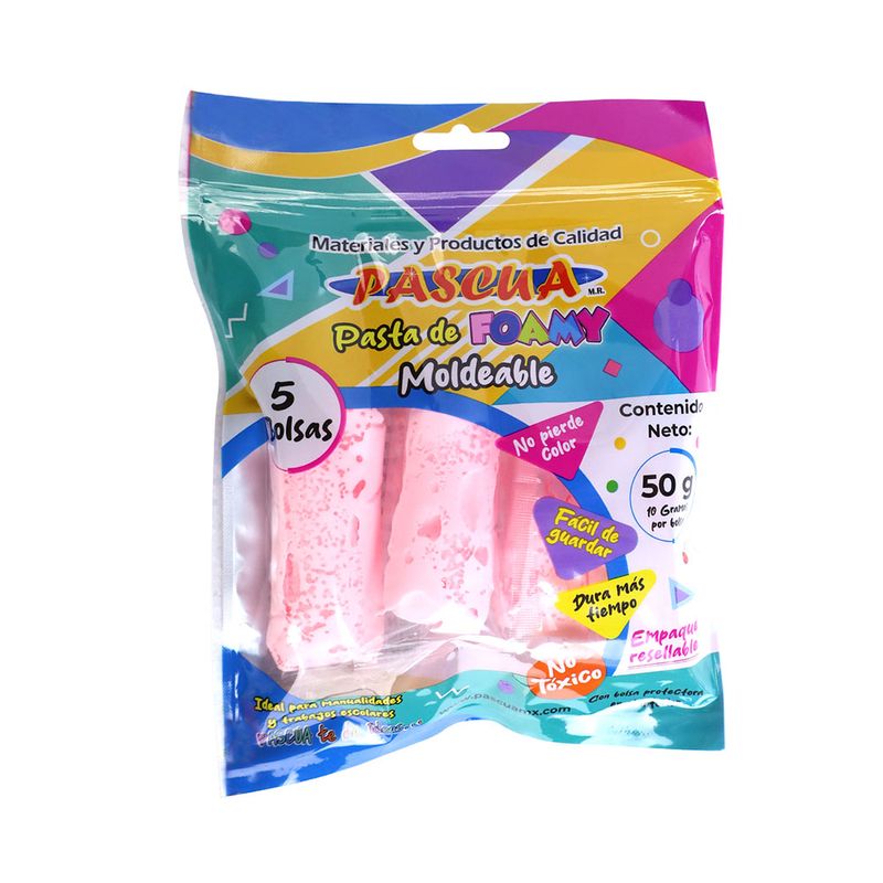 52669 - FOAMY MOLDEABLE ROSA PASTEL 50GRS PASCUA