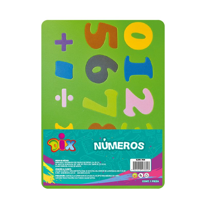 53469 - FOAMY DIDACTICO NUMEROS