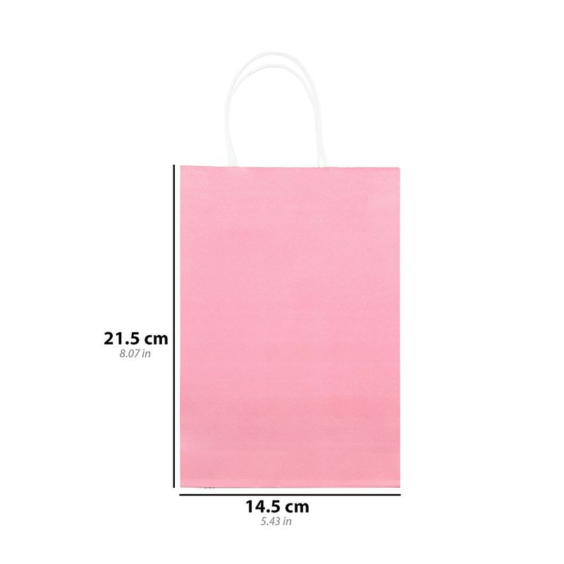 53588 - BOLSA REGALO CHICA ROSA C/ASA