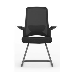 Sillon Ejecutivo De Visita Con Brazos Abatibles Dolphin Negro Ohv-111Negro