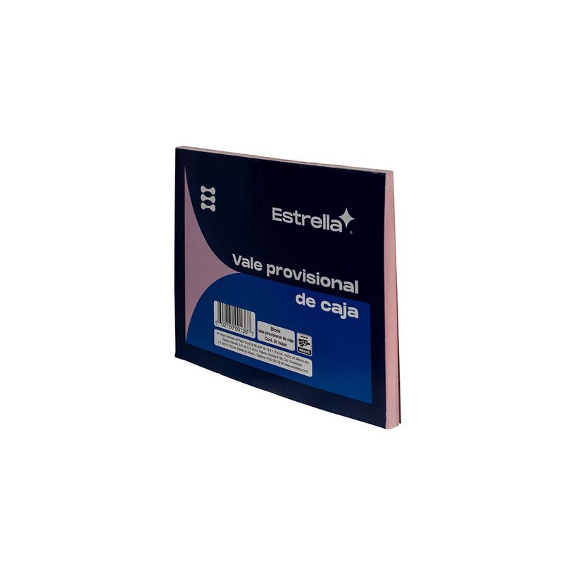 53139 - BLOCK VALE PROV CAJA 1/4CTA C/50HJS