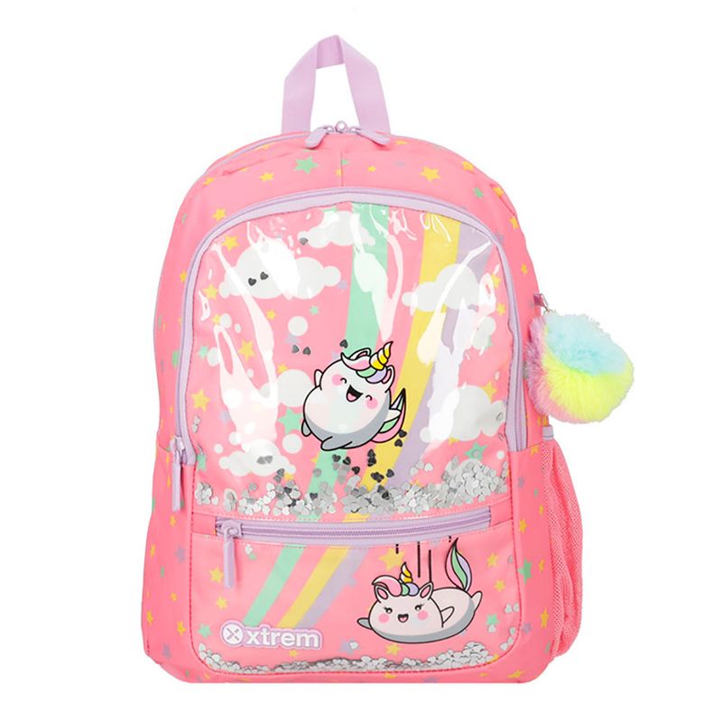 53235 - MOCHILA INFANTIL XTREM LOGAN PINK UNICORN