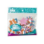 52612 - FIGURAS DE FOAMY DIAMANTADO CON ADHESIVO ESTRELLAS C/38 PIEZAS