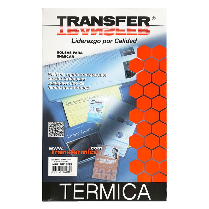 52908 - MICA TERMICA OFICIO C/50 PZAS (10MIL) TRANSFER