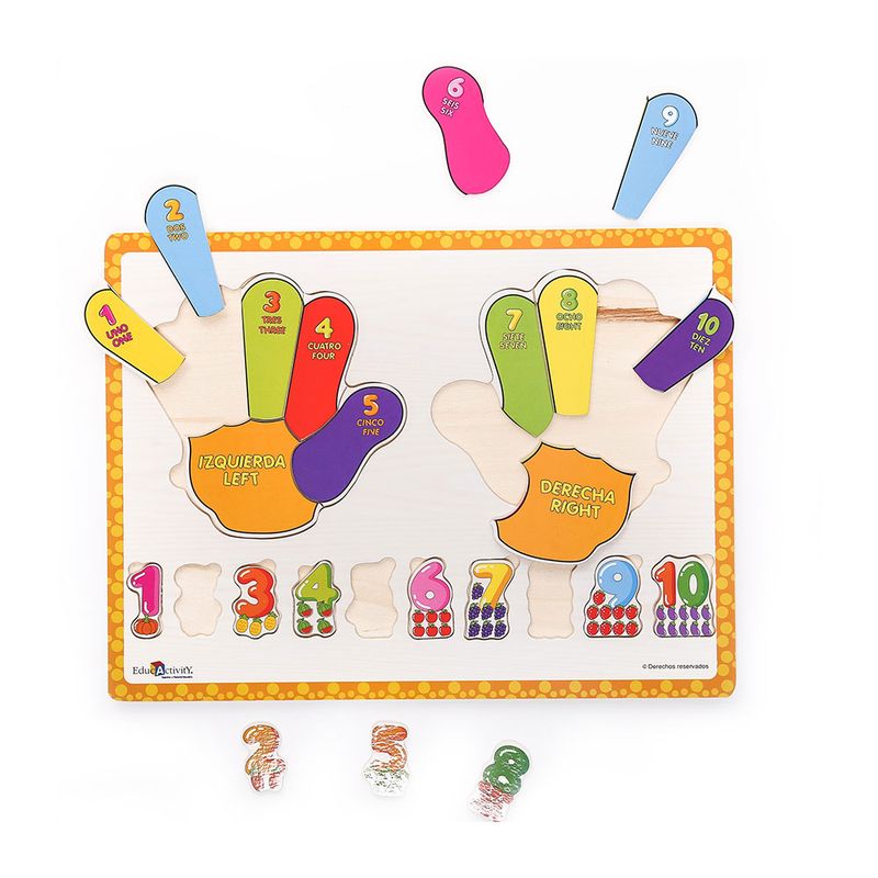 54737 - JUEGO MADERA DIDACTICO MANOS