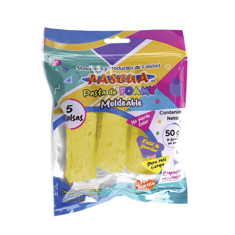 52656 - FOAMY MOLDEABLE AMARILLO CANARIO 50GRS PASCUA