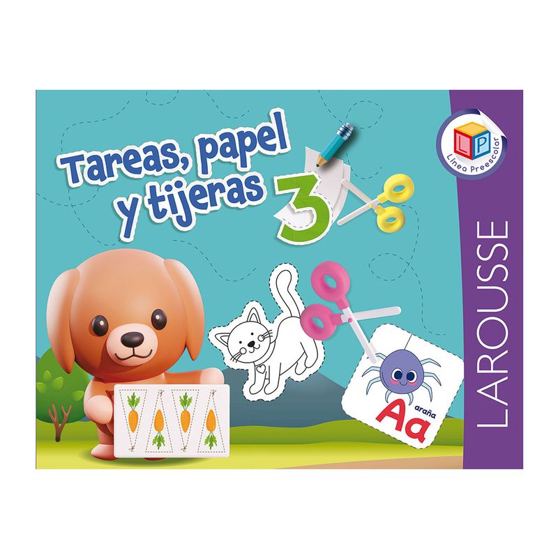 53208 - LIBRO DE TAREAS, PAPEL Y TIJERAS 3