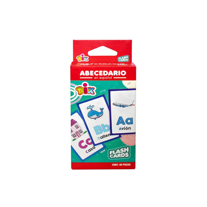52625 - TARJETA EDUCATIVA ABECEDARIO C/60 PIEZAS
