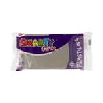 52603 - PLASTILINA MARQUETA 180GR GRIS SMARTY