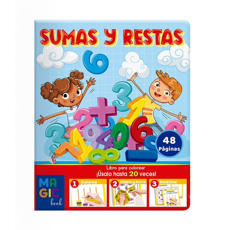52756 - LIBRO COLOREAR MAGICO SUMAS Y RESTAS