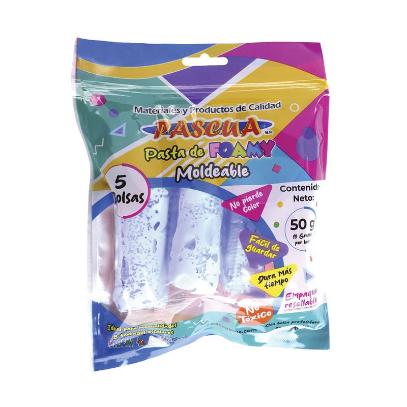 52652 - FOAMY MOLDEABLE AZUL CIELO 50GRS PASCUA