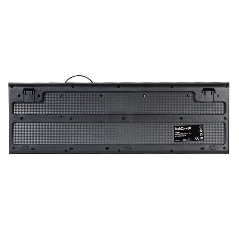 54772 - TECLADO ALAMBRICO TECHZONE QWERTY USB WIN/MAC