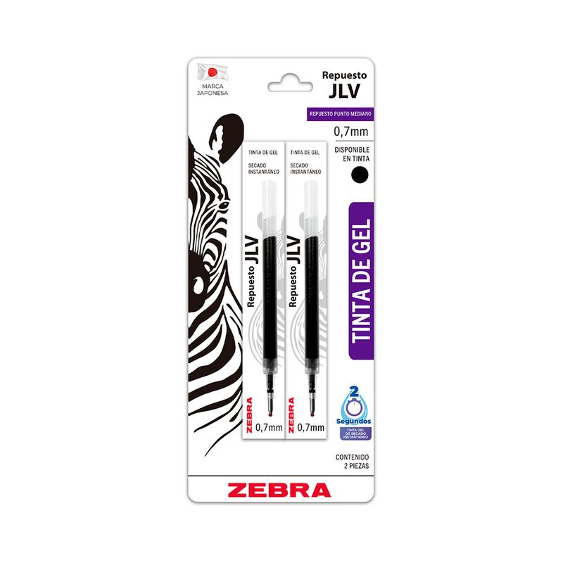 52347 - REPUESTO PARA BOLIGRAFO SARASA GRAND JLV NEGRO BLT CON 2