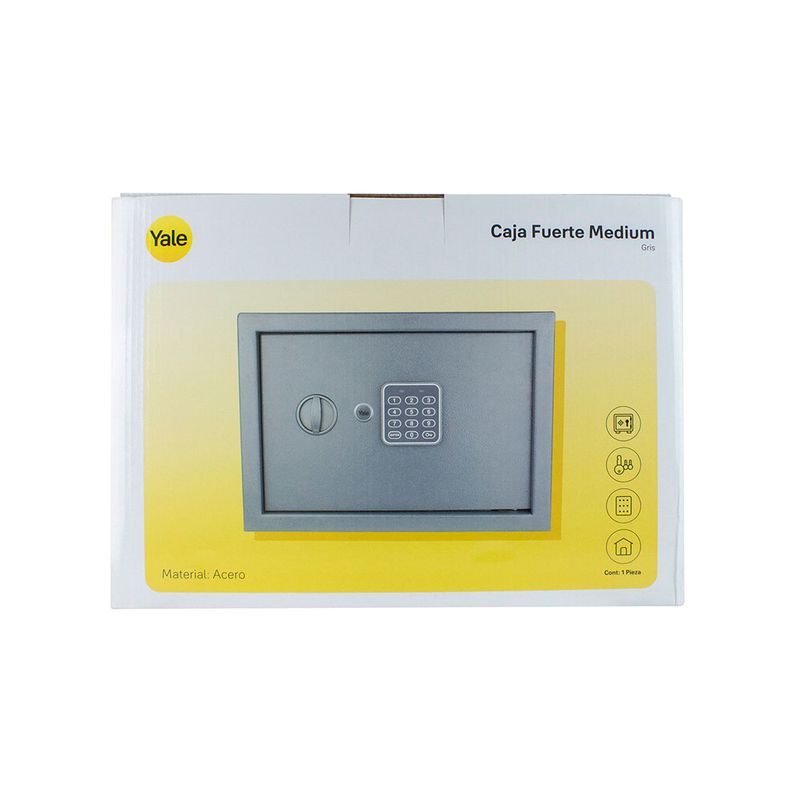 55091 - CAJA FUERTE ELECTRONICA GRIS 35CMX25CMX25CM