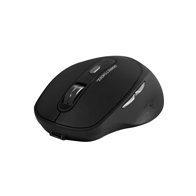 55291 - MOUSE INALAMBRICO RECARGABLE SILENCIOSO CLIX NEGRO