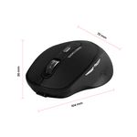55296 - MOUSE INALAMBRICO RECARGABLE SILENCIOSO CLIX NEGRO