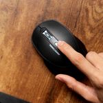 55295 - MOUSE INALAMBRICO RECARGABLE SILENCIOSO CLIX NEGRO