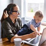 55337 - AUDIFONOS DIADEMA CON MICROFONO INALAMBRICO MONOAURAL