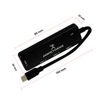 55352 - HUB PERFECT CHOICE USB-C 3 EN 1, USB-A 3 0 / USB-A 2 0 / USB-C