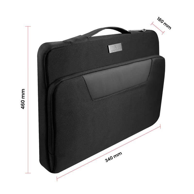 55371 - PORTAFOLIO SILHOUETTE P/LAPTOP 15 6", NEGRO