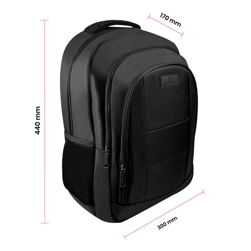 55383 - MOCHILA BACKPACK COMFORT P/LAPTOP 15 6" - 17", NEGRO