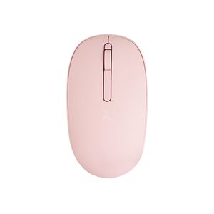 Ratón Inalambrico Silencioso Whisper Con Receptor Doble, Rosa Pc-045182