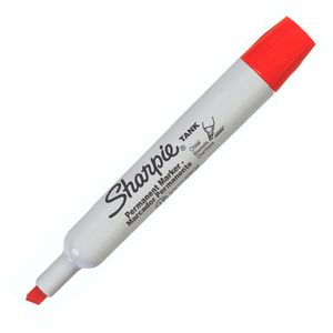 Marcador Permanente Grueso Rojo Sharpie Tank 1789879