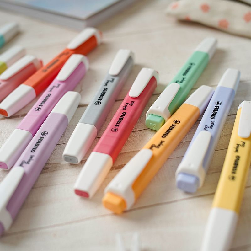 55416 - MARCATEXTOS STABILO SWING COOL COLOR PASTEL C/6