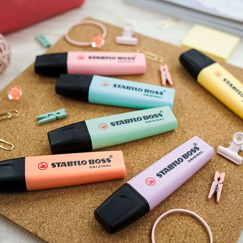 55417 - MARCATEXTOS STABILO BOOS COLOR PASTEL C/6