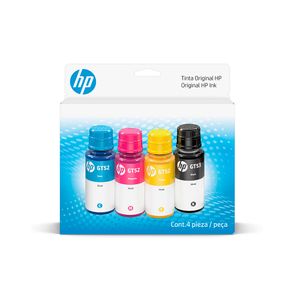 Combo De 4 Botellas De Tinta Hp Gt52 Y Gt53 Hp Para Ink Tank Y Smart Tank 9F3N4Al