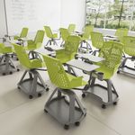 55609 - SILLA DE CAPACITACION CON RUEDAS BLOW