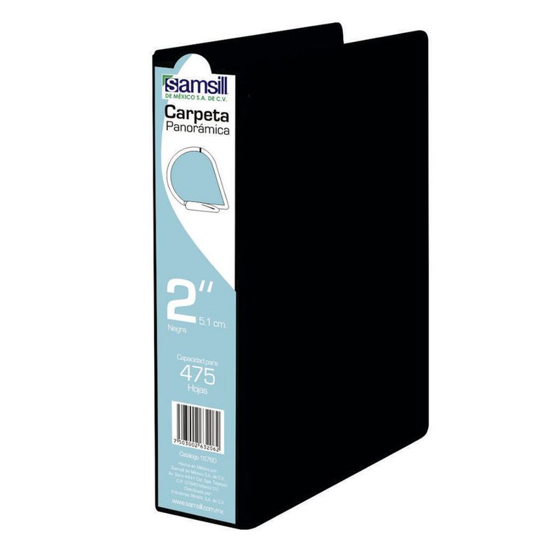 51962 - CARPETA ARILLO 2 D NEGRA PANORAMICA SAMSILL