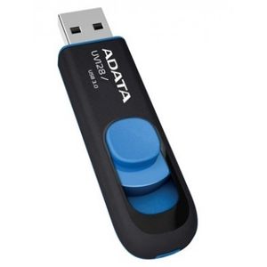 Memoria Usb Adata Uv128, Negro, 64 Gb, Usb 3.0, 90 Mb/S, 40 Mb/S Auv128-64G-Rbe