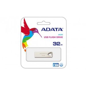 Memoria Usb Adata , Plata, 32 Gb, Usb 2.0 Auv210-32G-Rgd